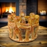 Pre-Columbian Dancers or Circle of Friends Candle Holder