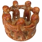 Pre-Columbian Dancers or Circle of Friends Candle Holder