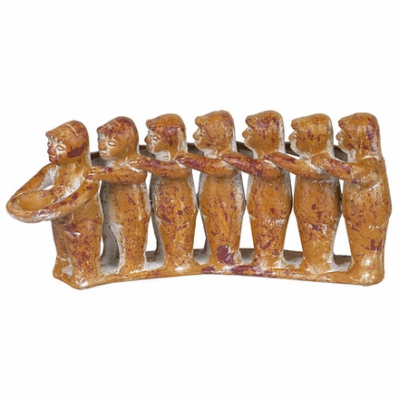 Pre-Columbian Line Dancers Statue