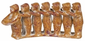 Pre-Columbian Line Dancers Statue