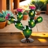 Prickly Pear Cactus Metal Yard Art