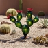 Prickly Pear Cactus Metal Yard Art