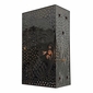 Punched Aged Tin Mexican Wall Sconce with Moon Face