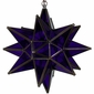 Purple Glass Star Light