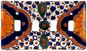 Quadruple Talavera Switchplate
