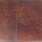 Rectangular Wrought Iron Bar Stool - Leather Padded Seat