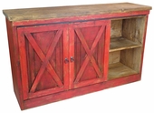 Red Barn Door Buffet