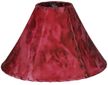 Red - Handcrafted Mexican Rawhide Lamp Shade  15", 18" & 22"