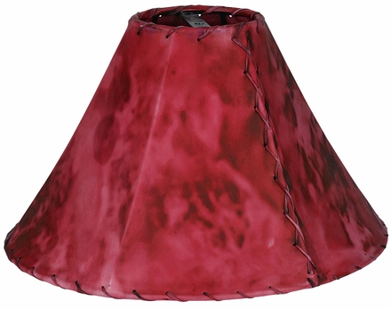 Red - Handcrafted Mexican Rawhide Lamp Shade � 15?, 18? & 22?