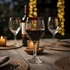 Red Rim Mexican Wine Glasses - Set of 4