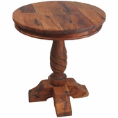 Regular Round Mesquite Bistro Table