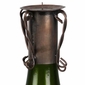 Retablo Wine Bottle - Candle Holder