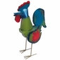 Rooster Painted Metal Yard Art - Assorted