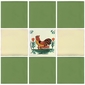 Rooster Talavera Tile - PP2179 - 15 Tiles