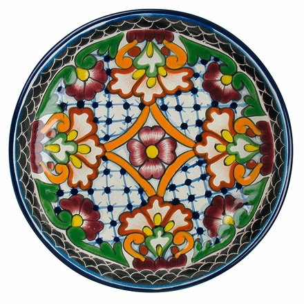 Rosario Talavera Salad Plate - 8 inch dia.
