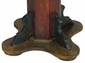 Round Painted Wood Mexican Pedestal Table & Chairs Set