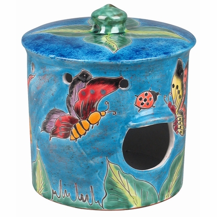 Round Talavera Bird House