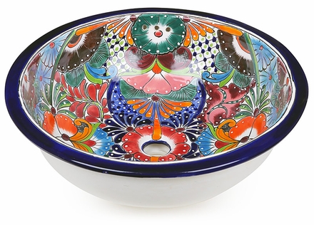 Round Talavera Sink