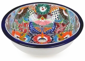 Round Talavera Sink