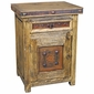 Rustic 4-Piece King Bedroom Set with Iron Clavos and Accents