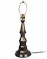 Rustic Aged Tin Round Lamp