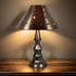 Rustic Aged Tin Round Lamp