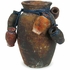 Rustic Clay Vase with Mini Pots