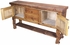 Rustic Console Table - 2 Doors & 2 Drawers