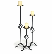 Rustic Iron Candle Holders