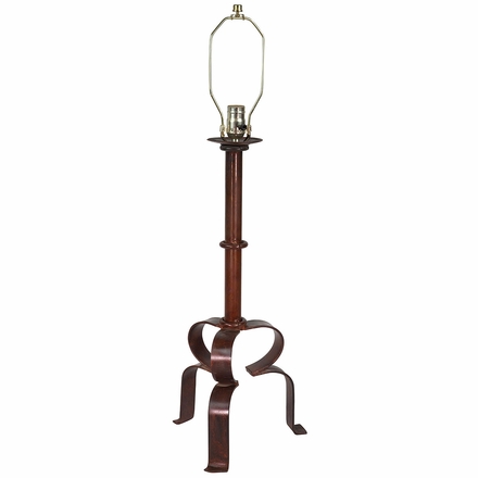 Rustic Iron Cascada Table Lamp Base
