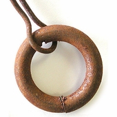 Rustic Iron Drawer Pull Rings - Pack of 4 - 2 Sizes Available
