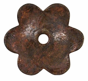 Rustic Iron Flower Back Plate - Per Dozen