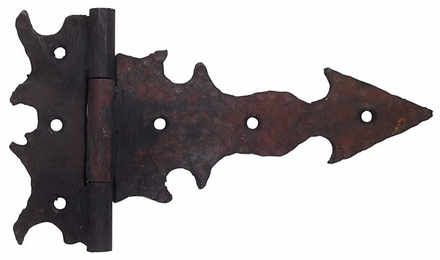 Rustic Iron Large Dragon Gate Hinge - 8.5