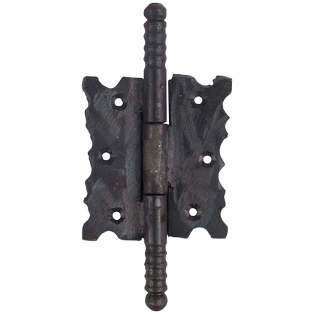 Rustic Iron Large Scalloped Gate Hinge - 6.75