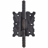 Rustic Iron Large Scalloped Gate Hinge - 6.75"