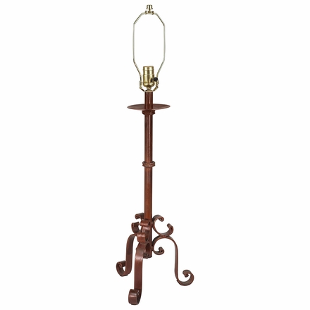 Rustic Iron Playa Table Lamp Base
