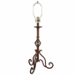 Rustic Iron Sonora Table Lamp With Pigskin Shade