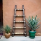 Rustic Kiva Ladders with Southwest Rawhide Wraps