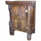 Rustic Log Pantry or Storage Cabinet