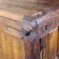 Rustic Log Pantry or Storage Cabinet