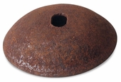 Rustic Metal Domed Back Plates - Per Dozen