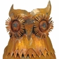 Rustic Metal Owls Yard Art Sculptures - Set of 3