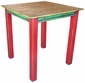 Rustic Mexican Multi-color Tall Bistro Dining Set with 4 Chairss