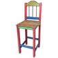 Rustic Mexican Multi-color Tall Bistro Dining Set with 4 Chairss