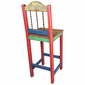 Rustic Mexican Multi-color Tall Bistro Dining Set with 4 Chairss
