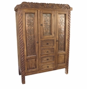 Rustic Old Wood Armoires & Cabinets