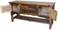 Rustic Old Wood Buffet Sideboard - 2 Doors & 2 Drawers