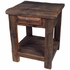 Rustic Old Wood End Table or Nightstand