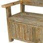 Rustic Old Wood Storage Bench