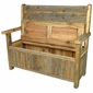Rustic Old Wood Storage Bench